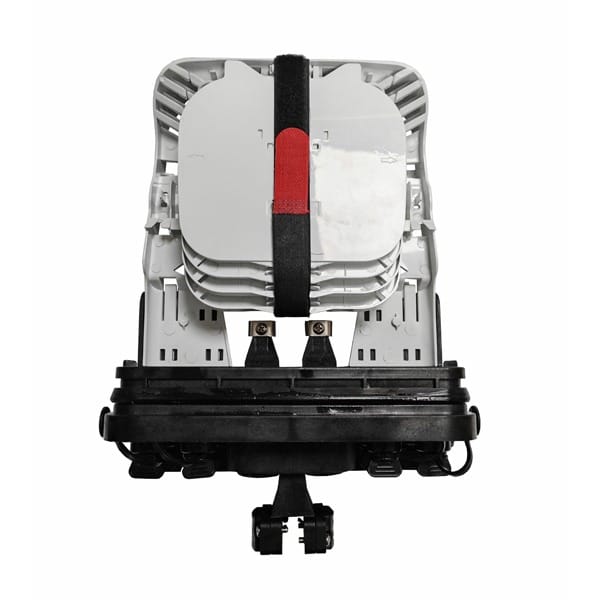 unique vertical dome plc splitter box enclosure, 1x8 splitter and 36 fiber distribution terminal with 3x12f splice trays
