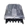 8 port outdoor cable splitter box with sc adapters with rubbeer boots, can load 1x8 mini splitter, fusion splice 48 cores, black.