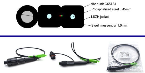 ftth fiber splitter box for 1:8 mini splitter module, 10.2db loss, individual pack, 48 cores single fiber splicing, with 9 hardened adapters,uncut cable port
