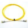 d4 to d4 single mode fiber patch cord 15m 9/125um os1 smf yellow 2mm lszh with custom labels