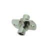 fiber optical cable connector adapter d4, oval shape, smf & mmf, simplex, female to female, red caps