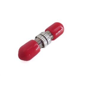 din fiber cable adapter, zinc alloy, female to female, insertion loss ≤0.2db, repeatability max. 0.1db, operating times ≥1000