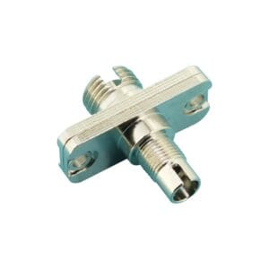 din to fc adapter, simplex, metal, rectangle, female to female
