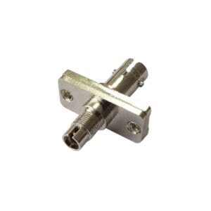 din to st adapter, simplex, metal, sm&mm, rectangle, female to female