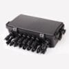 optic cable internet 16 sc waterproof fiber atb box, ip67, black, 48 cores, 2in 2 out cable port 8 12mm