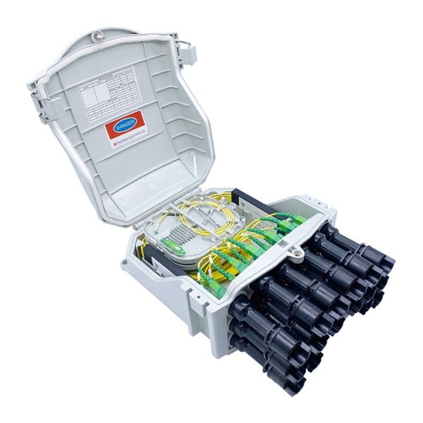 Compact Size, Multi-Function Ftth Fiber Splice Box, 16 Sc Fast Connector, 2pcs 1x8 Abs Splitter Or Blockless Splitter fat 16b 1 1 compact size, multi function ftth fiber splice box, 16 sc fast connector, 2pcs 1x8 abs splitter or blockless splitter