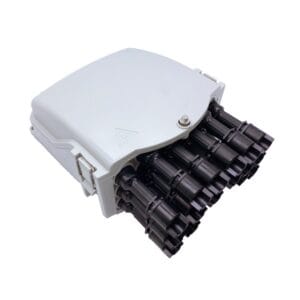 compact size, multi function ftth fiber splice box, 16 sc fast connector, 2pcs 1x8 abs splitter or blockless splitter