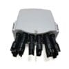compact size, multi function ftth fiber splice box, 16 sc fast connector, 2pcs 1x8 abs splitter or blockless splitter