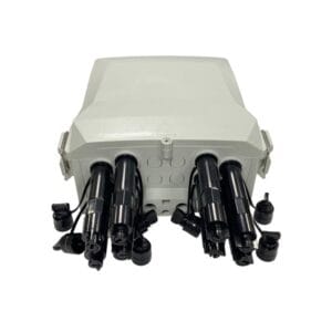 speical design ip65 1x8 splitter sc fibre access terminal box, outdoor wall mount, white