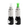 bare fiber test adapter fc apc round tail with 125um 127um hole, metal body for wdm production