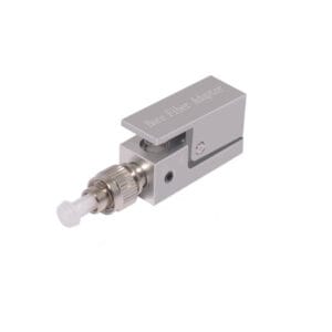 bare fiber adapter fc apc upc metal, built in integrated bare fiber chuck