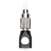 bare fiber test adapter fc upc round boot with 125um 127um hole, metal body,1000times plug