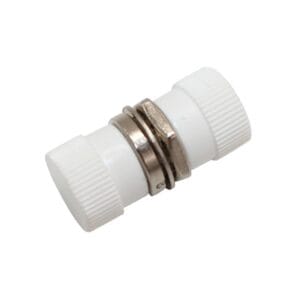 fc fiber adapter small d type, metal, zinc alloy, simplex, 1 core, female to female with octagonal cap