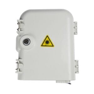 outdoor ftth 8 port plastic optical distribution box, sc / lc duplex adapters, key lock withc buckle