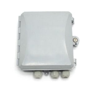 ftth fat optical fiber distribution cabinet, anti thief lock, adapter bracket or splitter cassette optional, max. 12 cores bunchy fiber splicing, gray