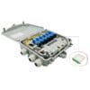 ftth fat optical fiber distribution cabinet, anti thief lock, adapter bracket or splitter cassette optional, max. 12 cores bunchy fiber splicing, gray