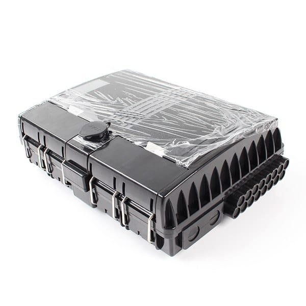 ftth outdoor nap box fiber, 1x16 plc splitter, sc apc connectors and pigtails, uncut cable port or cable glands, black white gray color custom.