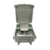 new 16 port 24 port fiber optic splitter distribution box, gray color, wall / pole mount ip65 protection