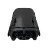 16 cores pole mount distribution box fiber, white black gray color customize, steel tube splitter or lgx splitter optional.