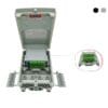 quality fiber optic splitter terminal box 16 sc adapter, drop cable ports, 1x16 lgx splitter or mini splitter, gray black color optional.