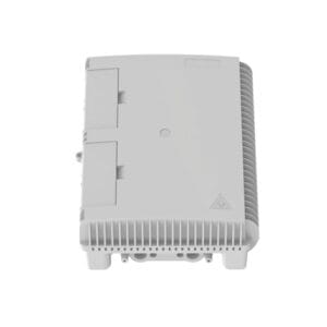 24 port fiber termination box for fttx outdoor use, 6 x 4sc adapter brackets, 48 cores max capacity,24 flat drop cable exit