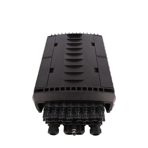 ip68 fiber optic box outdoor for ftth drop cable 2mm 4mm 7mm, 24 pcs waterproof plugs,3pcs 1x8 splitter distribution with 24 sc connectors