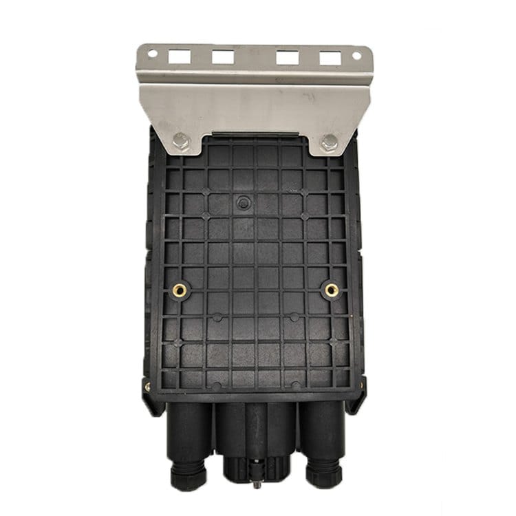 outdoor ip68 waterproof fiber outdoor box, splitter distribution enclosure 24 ports for drop cable 2mm 4mm 7mm