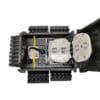 outdoor ip68 waterproof fiber outdoor box, splitter distribution enclosure 24 ports for drop cable 2mm 4mm 7mm