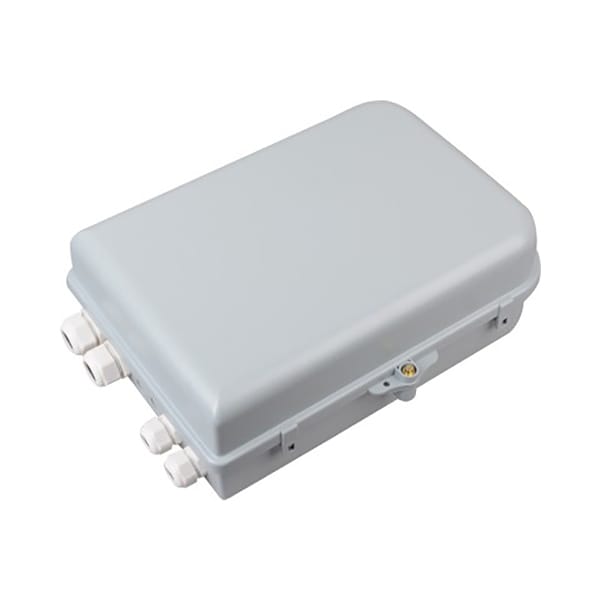 xgpon network 10g fibre distribution terminal 32 subscrivers access, 1x32 optical spltiter sc connectors, wall mount, plastic