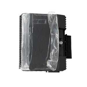 32 port fibre distribution cabinet, black, plastic abs with 1x32 steel tube splitter module, 24 cores splicing tray, wall mount