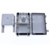 16 ports access terminal box for ftth network, 4 port for main cable go straightly through the box