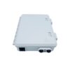 1in 2 out mini ftth fiber access terminal box, 2sc adapters, 2 fiber sleeve slots, white, left right open
