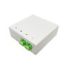 ftth mini 4 cores fiber optic terminal box, 4 sc adpater and pigtails, embeded wall design, splice tray for fiber sleeve,din rail mounting