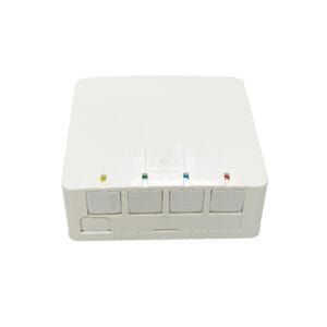 indoor 4 port fiber optical termination box, ip45 unique design, sc adapter