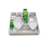 invisible fiber optic box outdoor indoor use, 40meter long with sc connectors 0.9mm 1.2mm single mode fiber.
