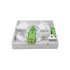 invisible fiber optic box outdoor indoor use, 40meter long with sc connectors 0.9mm 1.2mm single mode fiber.