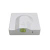 invisible fiber optic box outdoor indoor use, 40meter long with sc connectors 0.9mm 1.2mm single mode fiber.