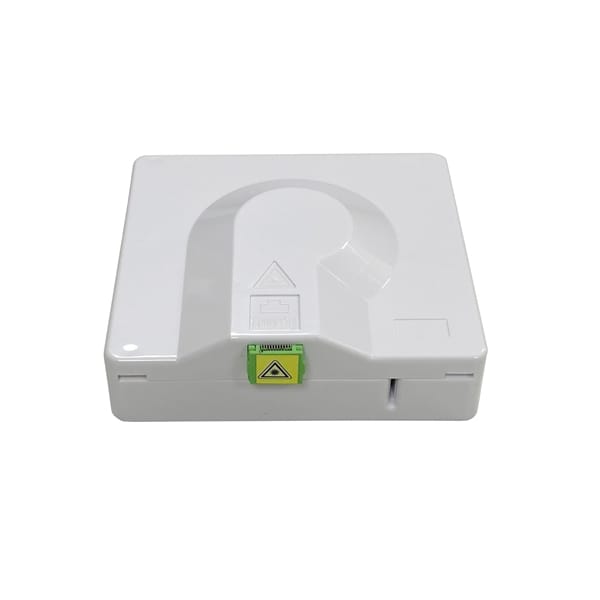 invisible fiber optic box outdoor indoor use, 40meter long with sc connectors 0.9mm 1.2mm single mode fiber.