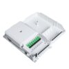 8 port fiber outdoor box with drop cable exit, 1x8 splitter tray, splice tray, winding area, cable go straightly without cutting