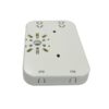 1 port termination box fiber optic, sc adapter with flange, wall mounted white