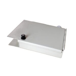 4 sc / st metal fiber patch box, pg13 cable glands, splice clips for sleeve, indoor wall mounted v