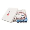 indoor network terminal box fiber optic 4 cores, rotate splice tray, sc simplex adapter, shutter adapter optional