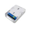 6 port optical fiber cable termination box wall mounted with 1x5 mini plc splitter sc connectors