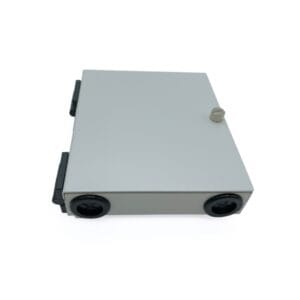 fiber optical terminal enclosure metal with hinge and lock, 8 sc port ftth connection box
