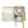 outdoor mini optical fibre termination unit, 8 port sc, 12mm cable gland, 1 splice tray