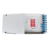 fttx roseta optica, 16 cores fiber splicing, sc lc st fc interface, 1 3 cable glands, metal material
