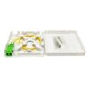 ftth wall mounting roseta optica 3m, sc connectors, 2 mounting screws and sleeve, white