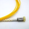 single mode patch cord 3 meter with d4 connectors simplex 2mm lszh yellow
