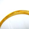 single mode patch cord 3 meter with d4 connectors simplex 2mm lszh yellow