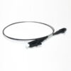 premium line single mode lc lc patch cord sm sx g657a1 lszh 0.9mm 1m black